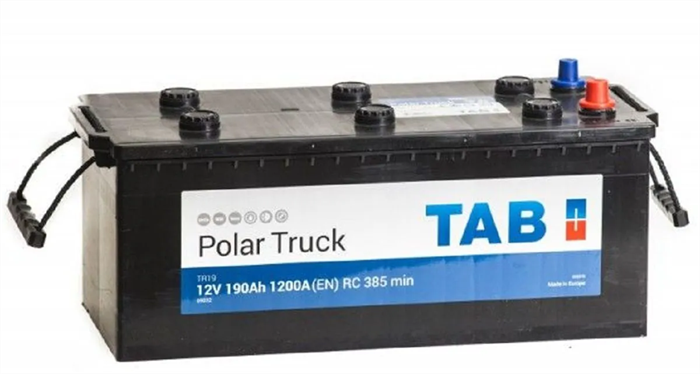 TAB Polar Truck 190 А/ч 1200 А евро. конус о.п. - фото 4662