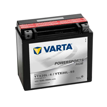 Varta YTX20L-BS Powersports AGM 18Ah 518 901 026/A514 - фото 5583