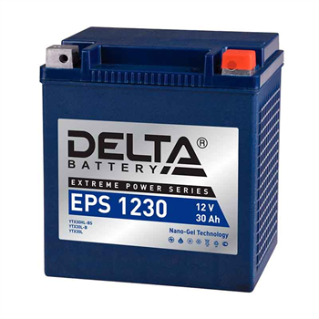 Delta EPS 30 А/ч 360A YTX30HL-BS - фото 6083