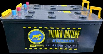 Tyumen Battery Standard 132 А/ч 960 А о.п. - фото 6112