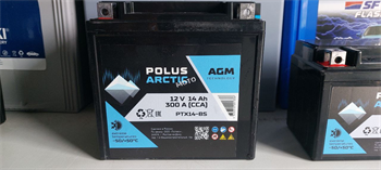 POLUS ARCTIC MOTO AGM 14 А/ч 300 А п.п. PA(PTX14-BS) - фото 6598