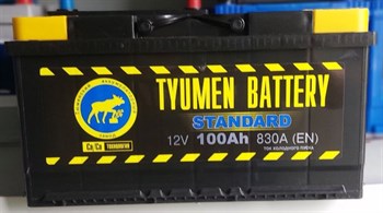 Tyumen Battery Standard 100 А/ч 830 А о.п. 2435 - фото 6713