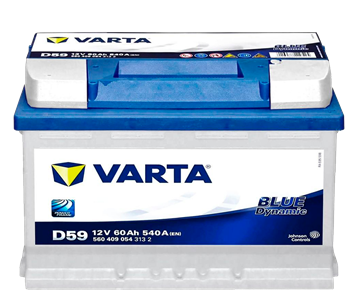 VARTA Blue Dynamic D59 60 А/ч 540 А о.п. 560 409 054 / D59 / 4016987119525 - фото 7605