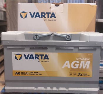 VARTA Silver Dynamic AGM Stop&Go A6 80 А/ч 800 А о.п. 580 901 080 / A6 / 4016987144510