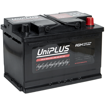 UniPLUS AGM 70 А/ч 720 А о.п. 2648