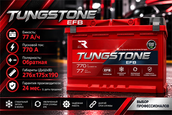 TUNGSTONE EFB 77 А/ч 770 А о.п. TEF7700