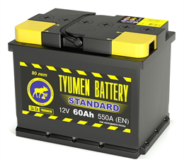 Tyumen Battery Standard 60 А/ч 550 А о.п. Tyumen Battery Standard 60