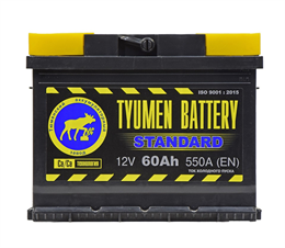 Tyumen Battery Standard 60 А/ч 550 А п.п. Tyumen Battery Standard 60.1