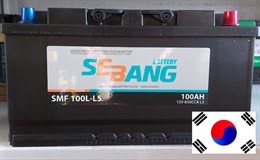 SEBANG SMF 100 А/ч 830 А о.п. SMF 100L-L5