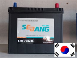 SEBANG 55 А/ч 520 А о.п. SMF 75B24L