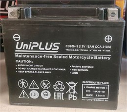 UniPLUS High Performance EB20H-3 18 А/ч 310 А о.п. 2593