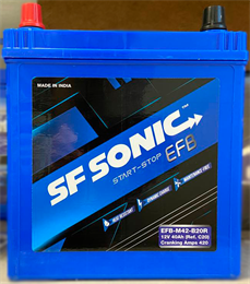 EXIDE SF SONIC EFB Asia 40 А/ч 420 A (42B20R) п.п. тонк. клеммы EFB-M42B20R