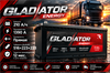 Gladiator Energy 210 А/ч 1390 А п.п. росс конус GEN21040