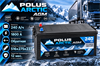 POLUS ARCTIC AGM 240 А/ч 1800 А евро конус о.п. PA240AGM